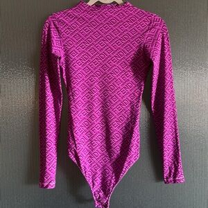 Fendi x SKIMS High-Neck Bodysuit 2021 Limited Drop – Size S Purple (Colorado)